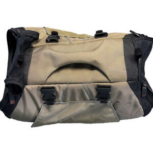 Petego Jet Set Forma Frame Medium Pet Carrier Airline Approved Tan Backpack